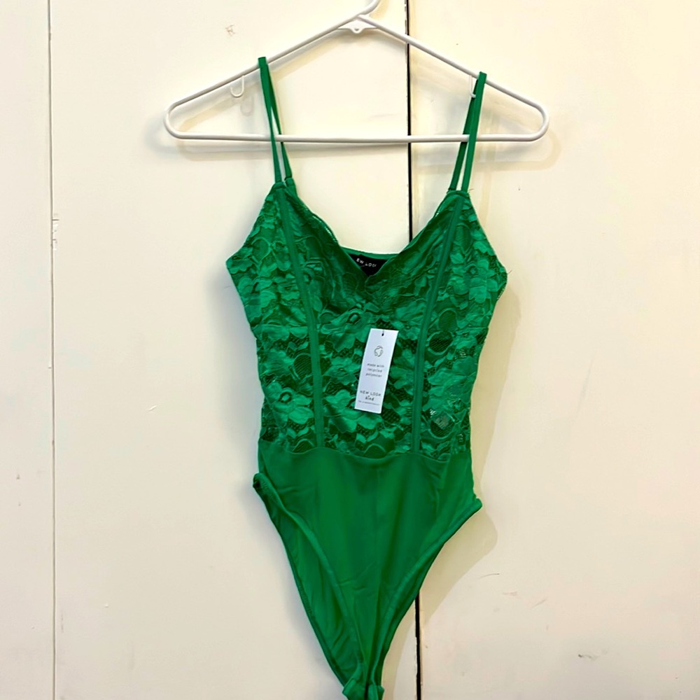 Green bodysuit - NWT